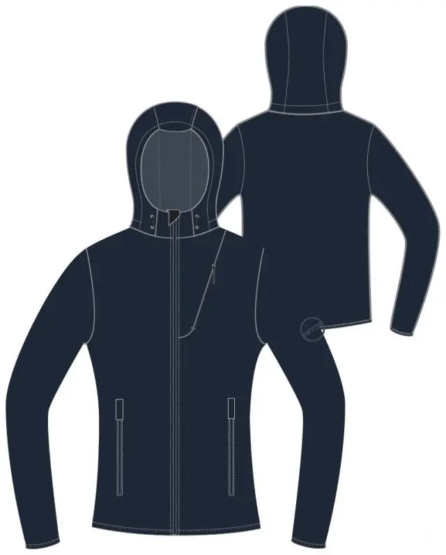 Μπουφάν Softshell GTS Γυναικείο Hoody 2L 403651L Navy - 403651L-40 - 34 -XS
