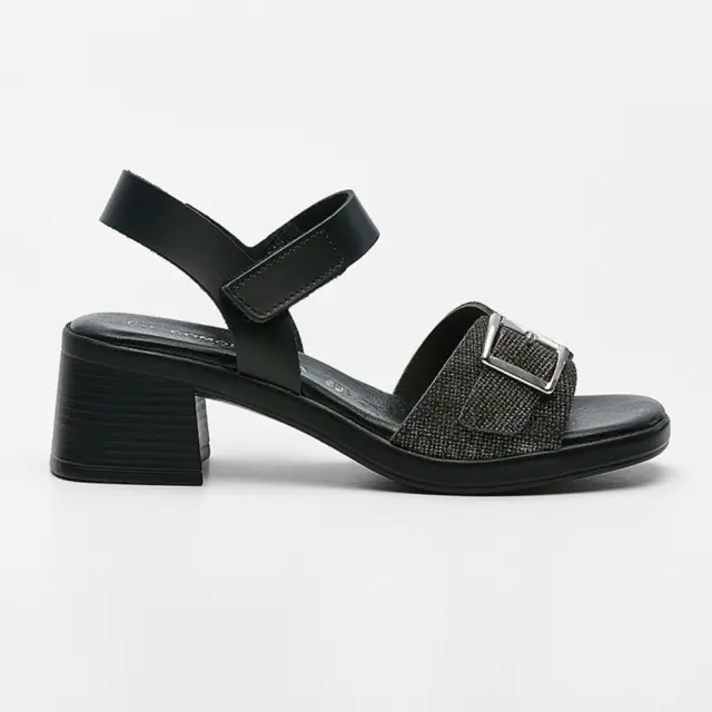 Comodissima Πέδιλα Γυναικείο δέρμα Μαύρο COM/345120 NERO