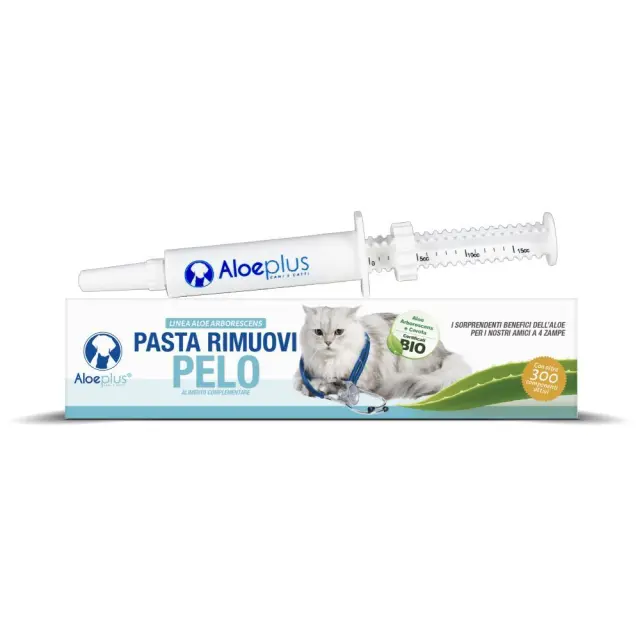 Aloeplus Στοματική Πάστα Κατά της Τριχόμπαλας για Γάτες 15ml