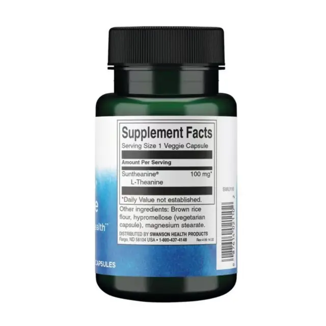 Swanson Suntheanine L-Theanine (100 mg) 2