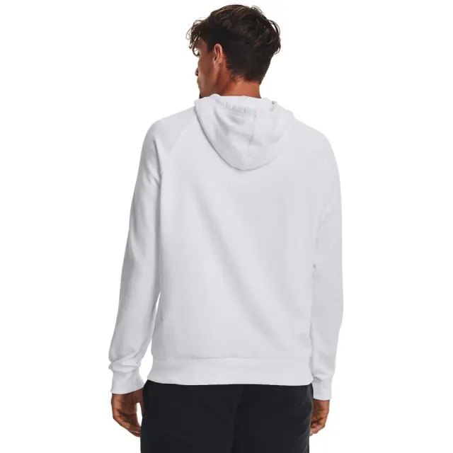 Under Armour Fleece Logo Hoodie (1379758-100) - Λευκό - XXL 2