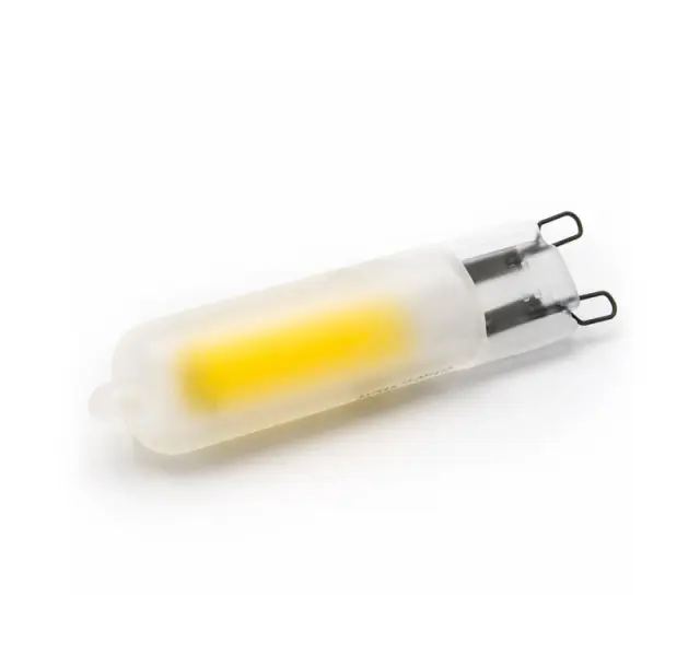 LED ΛΑΜΠΑ ΓΥΑΛΙΝΗ COB G9 4W 230VAC MAT ΘΕΡΜΟ 3000K