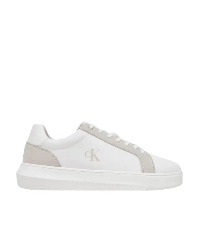 Calvin Klein - Ανδρικά Sneakers Chunky Cupsole Mg Canvas YM0YM01219-02S Λευκό