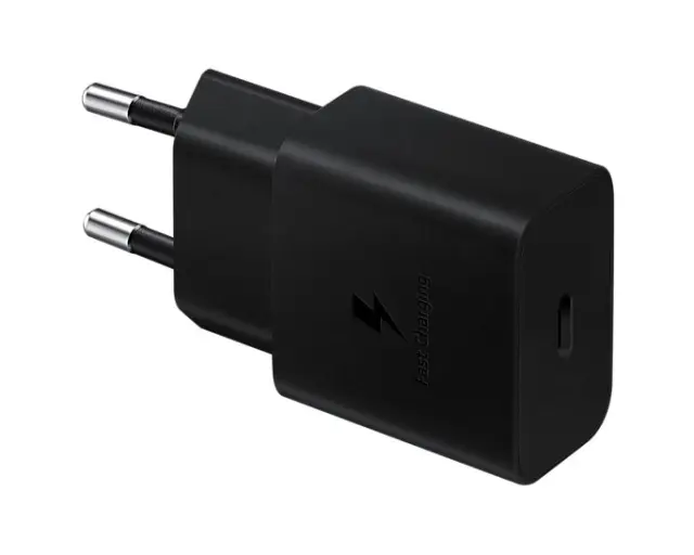 Φορτιστής Ταξιδίου Ταχείας Φόρτισης Samsung EP-T1510 15W με Έξοδο USB C 3A & Καλώδιο USB C Μαύρο N57856