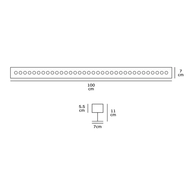 VK/02011/C/100 Φωτιστικό Εξωτερικού Χώρου LED 36W IP65 4000K Ανθρακί 2
