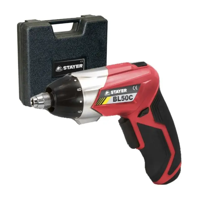 STAYER Κατσαβίδι Μπαταρίας BL 50 CK 3.6V σε κασετίνα 2