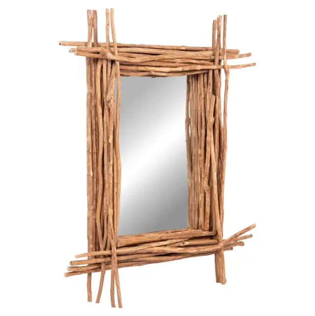 ΚΑΘΡΕΠΤΗΣ ΤΟΙΧΟΥ TWIGGER HM4442 DRIFTWOOD ΣΕ ΦΥΣΙΚΟ ΧΡΩΜΑ 80x15x100Υεκ - Single Size