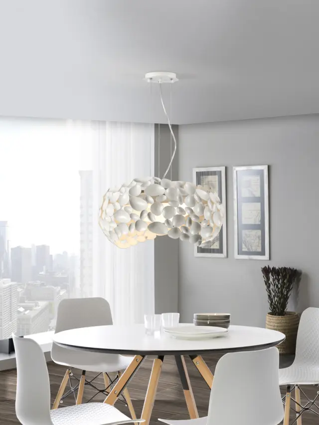 NARISA LAMP 5L Ø47 WHITE φωτιστικό κρεμαστό Άσπρο