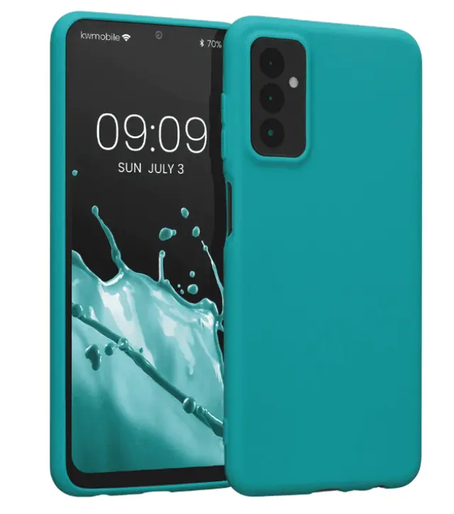 KW Θήκη TPU Σιλικόνης για Samsung Galaxy M13 - Petrol Matt
