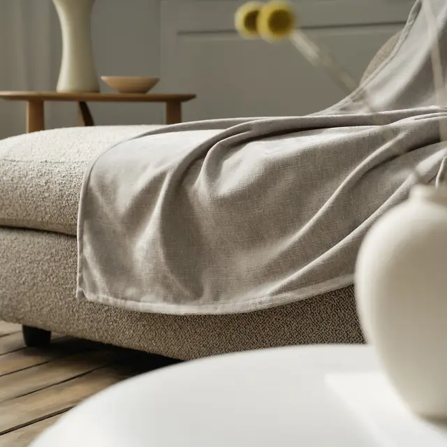 Ριχτάρι Τριθέσιου 180x310cm GOFIS HOME Luna Quiet Grey 427/15 3