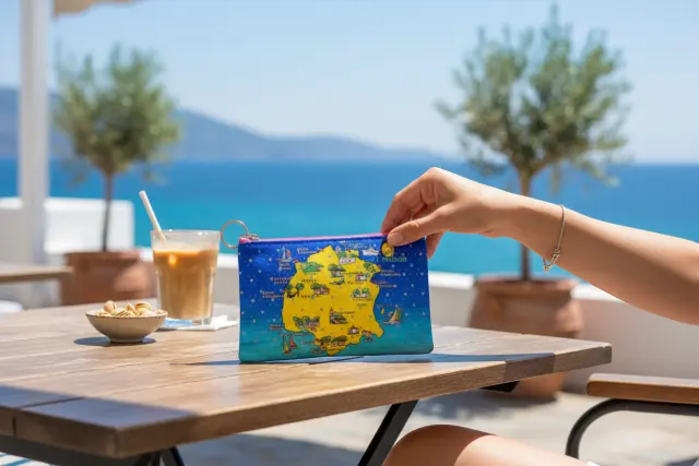 Πορτοφόλι Souvenir μπρελόκ - Σετ 10pcs - PVC - Thassos - 16*10cm - 871714 3