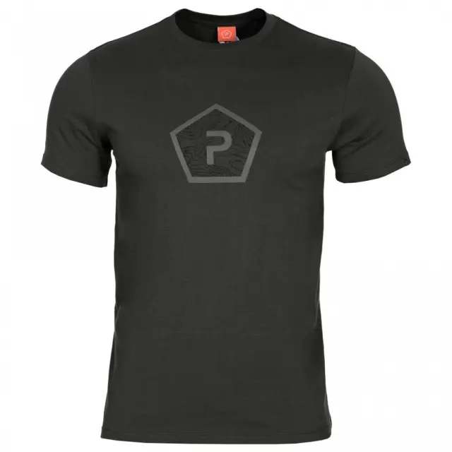 Pentagon Ageron "Shape" T-Shirt-Μπλουζάκι Μακό για Τακτική- Καθημερινή Χρήση - 01-Black-Μαύρο