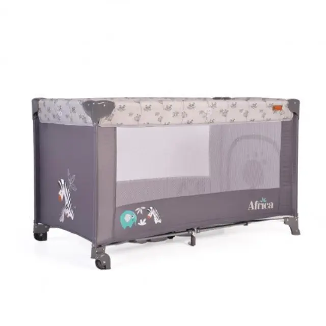 Cangaroo Παρκοκρέβατο Africa Grey 1 Layer (108553) Γκρι 3