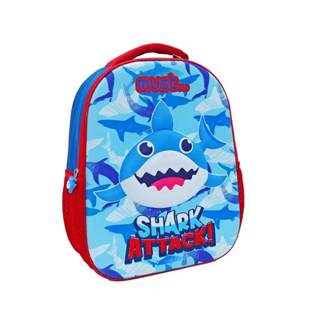 Must Σχολική Τσάντα Πλάτης Νηπίου 3D Eva Shark Attack (000585703)