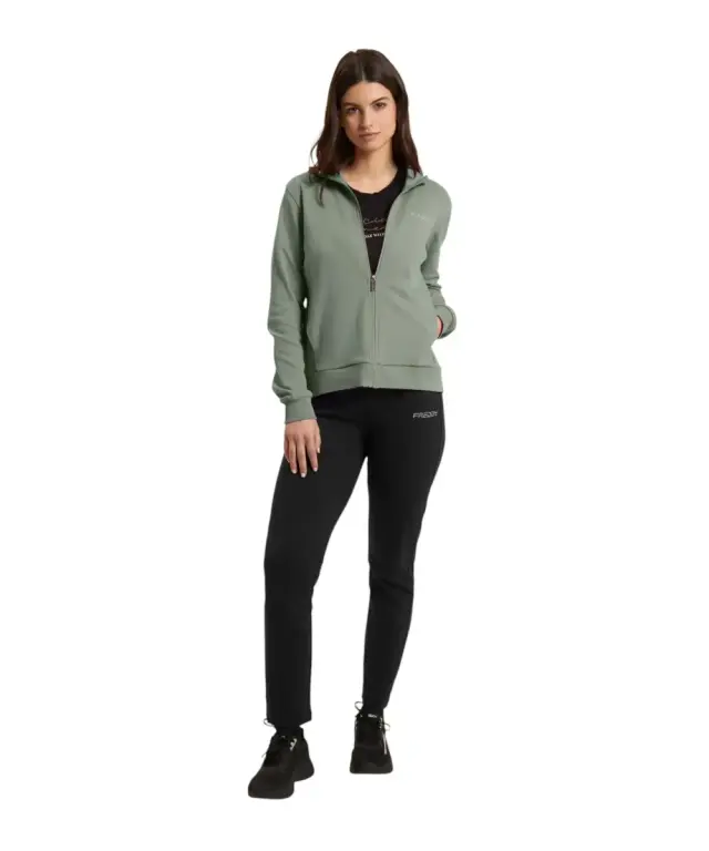 Freddy - Γυναικείο Σετ Φόρμας Zip And High Neck (Tracksuit) S26WTRK2-V96N Πράσινο/Μαύρο 2