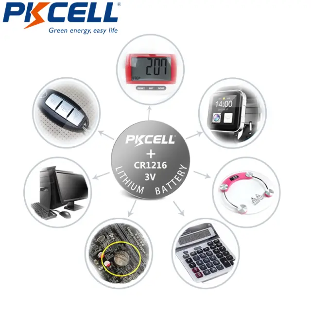 Pkcell Κουμπί Λιθίου CR1216-1B (1τμχ) 01.005.0114 3