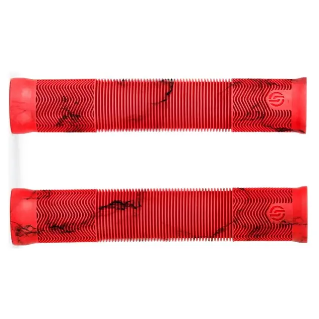 SALT EX FLANGELESS GRIPS RED MARBLE