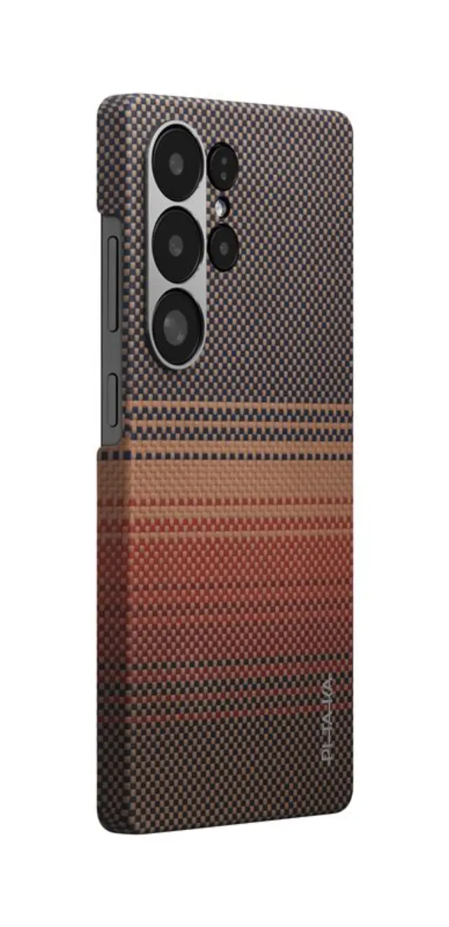 Pitaka Tactile Woven Case, Sunset - Samsung Galaxy S25 Ultra 3