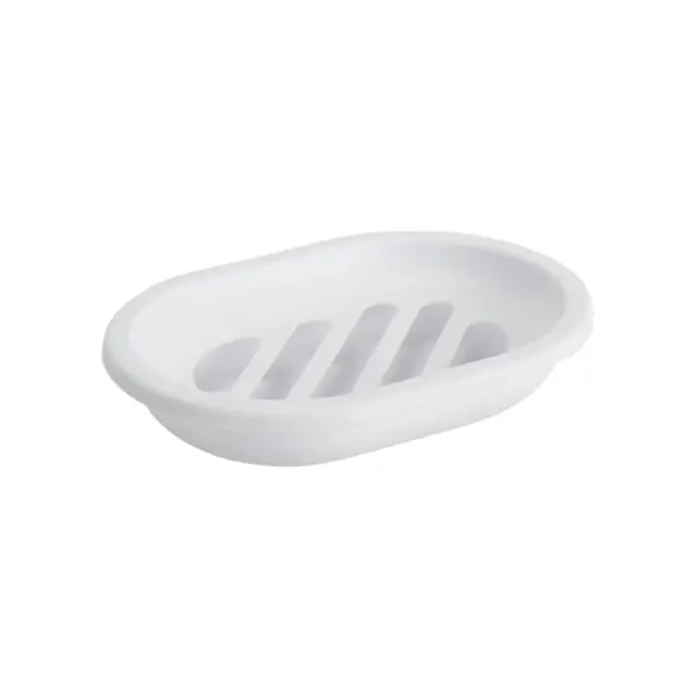 Σαπουνοθήκες μπάνιου πλαστικές - Σετ 9pcs - White - 21544