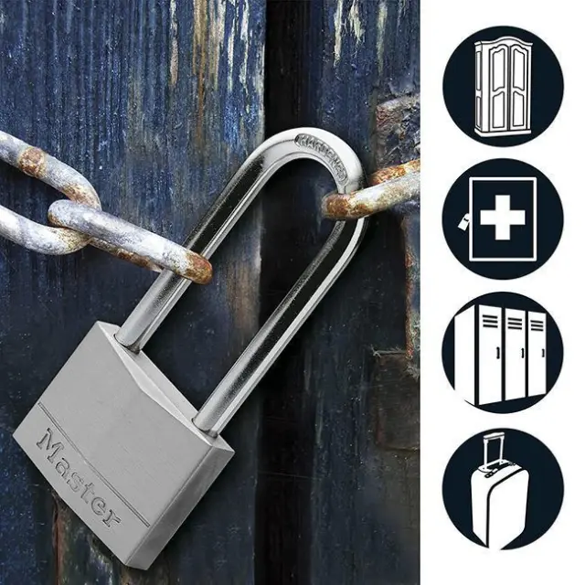 Master Lock 9150EURDLJ - Λουκέτο αλουμινίου 50mm μακρύλαιμο 2