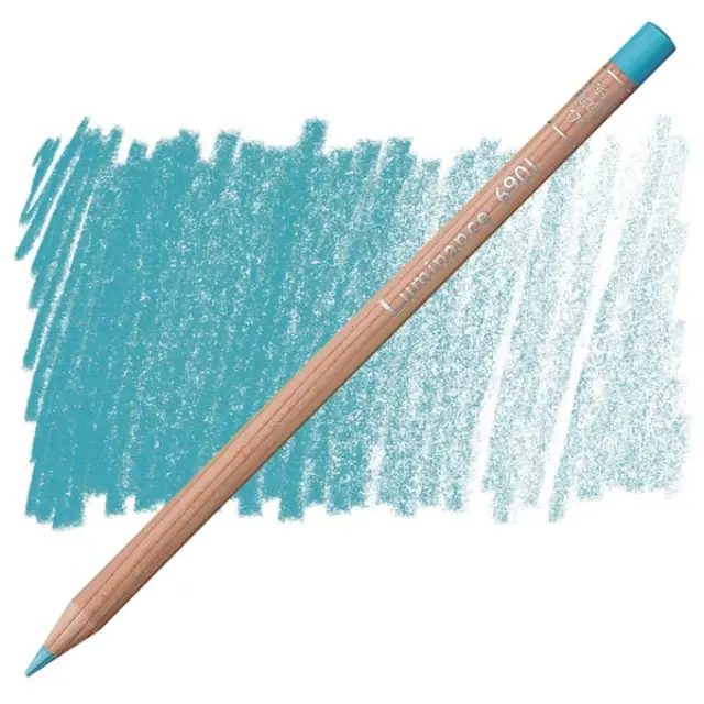 Ξυλομπογιά Caran d'Ache Luminance - 171 Turquoise Blue