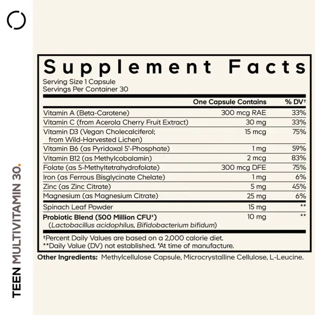 Codeage Teen Multivitamin 2