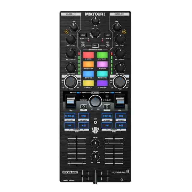 Reloop Mixtour Pro Dj Controller Μαύρο