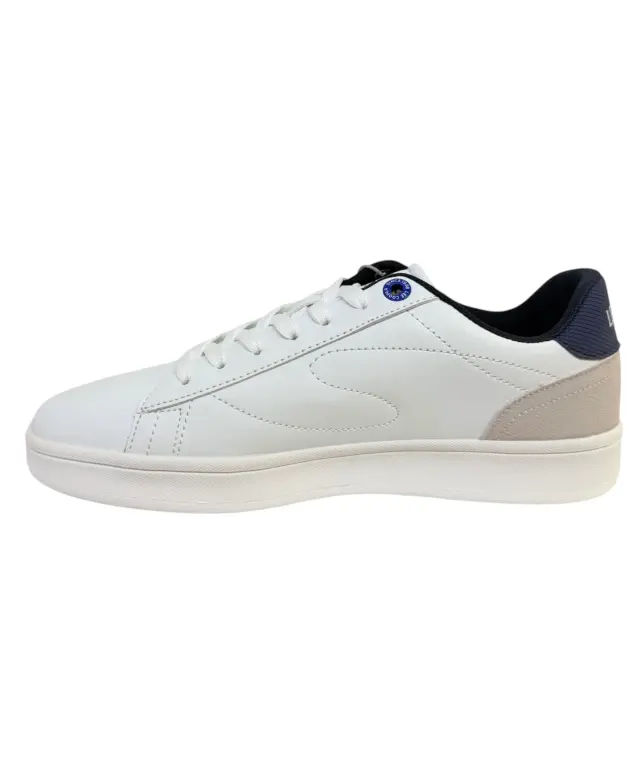 Lee Cooper - Ανδρικά Sneakers Lorenz LCM628505-WHINAV Λευκό/Μπλε 3