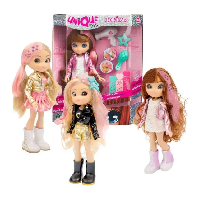 Κούκλα Unique Eyes Κούκλα Wow Hair (MYM08000) 3
