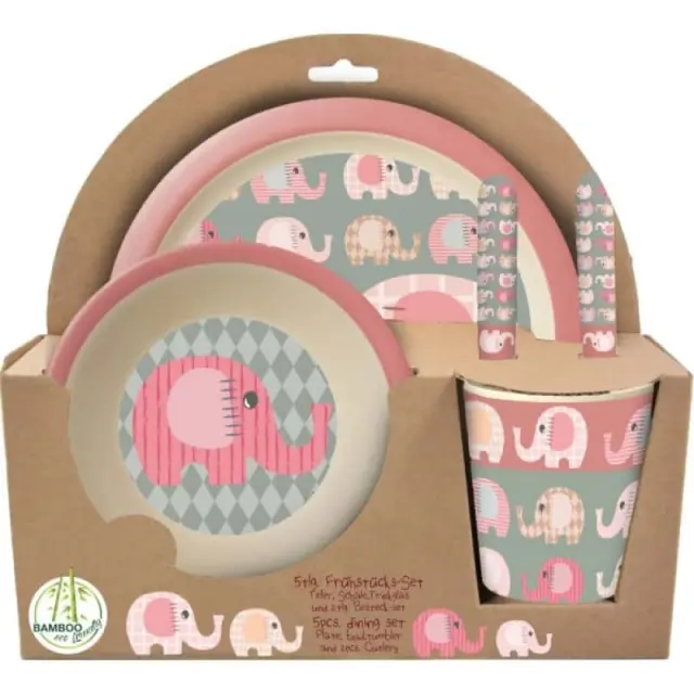 Παιδικό σετ φαγητού Elephants 90181603 Vedes