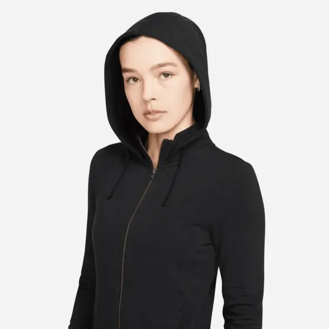 Nike Fleece Full-Zip Hoodie (DD5597-010) - Μαύρο 3
