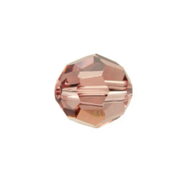 Swarovski 5000 Faceted Round Blush Rose 6mm - 10τεμ