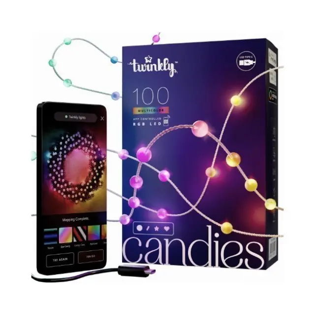 Twinkly Candies LED 100x 6m (TWKP100RGB-T)