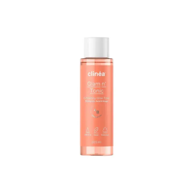 Clinéa Glam n’ Tonic Απολεπιστική Λοσιόν Τόνωσης Προσώπου με Γλυκολικό Οξύ, Πανθενόλη & Υαλουρονικό 200ml