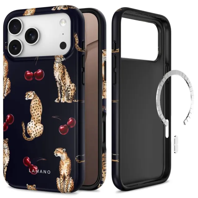 Tech-Protect® Lamano MagSafe Θήκη για iPhone 17 Pro/18 Pro-Midnight Cherry