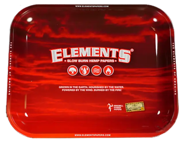 Elements Rolling Tray Δίσκος Red Large (27x33cm)