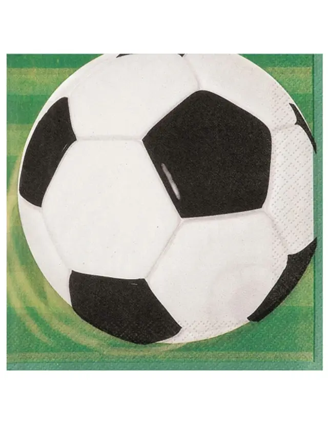 Χαρτοπετσέτες 3D Soccer Football /Ποδόσφαιρο / 16 τεμ.