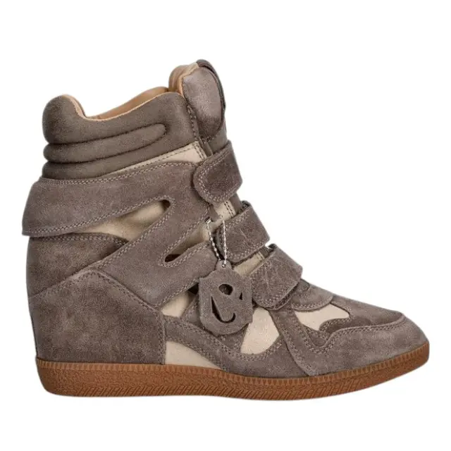 Γυναικεία Δερμάτινα Sneakers Steve Madden Mavis 11005696-275 Τάουπε Πούρο - 36