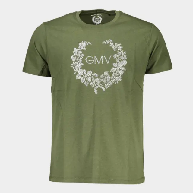 T-Shirt Gian Marco Venturi AU00783-ATTILIO_VERDE_MILITARY-GREEN Πράσινο - 2XL