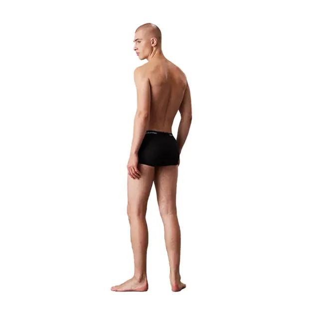 Calvin Klein Ανδρικό Boxer Low Rise Trunk - Τριπλό Πακέτο, Χρώμα Black W-Dtm Wb 3
