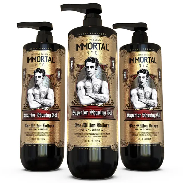 Immortal One Million Dollars Superior Shaving Gel 1000ml 2