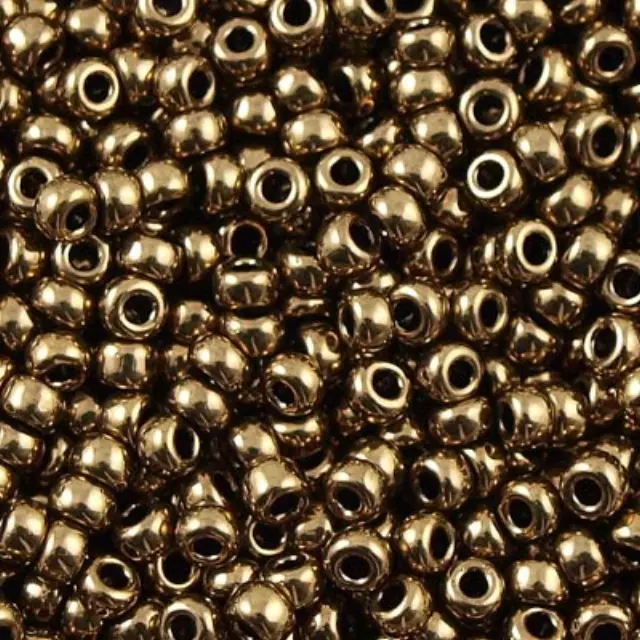 Χάντρα Miyuki Round Rocailles 6/0 - 457 - Metallic Bronze ~10gr