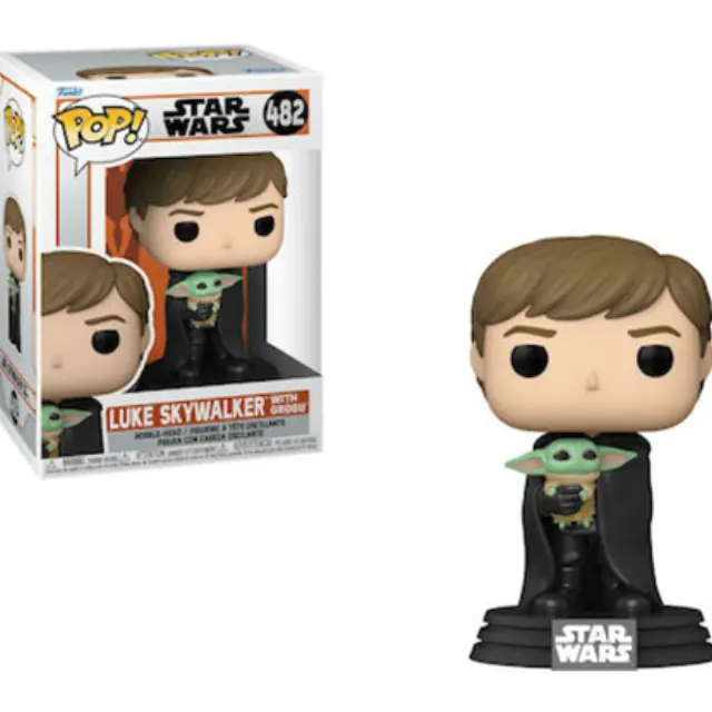 Funko Pop! TV: Star Wars: The Mandalorian - Luke Skywalker with Grogu #482 (FNK82902)