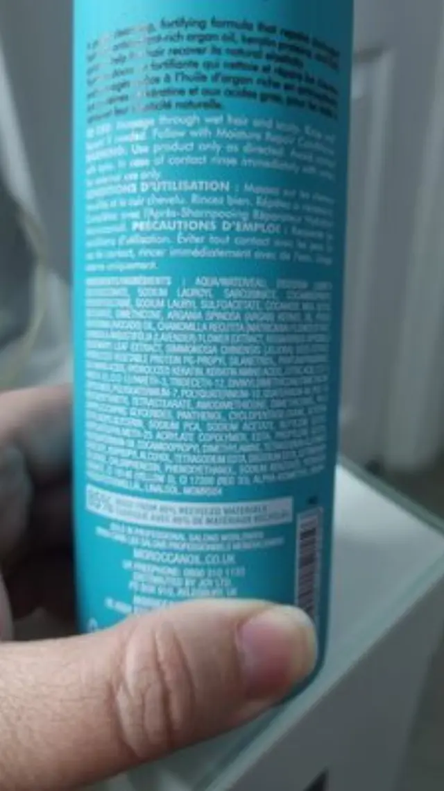 Moroccanoil Moisture Repair Σαμπουάν Αναδόμησης/Θρέψης για Ξηρά Μαλλιά Μαλλιά 250ml 2