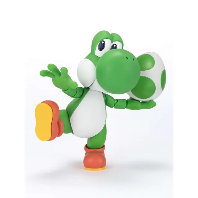 Tamashii Nations Super Mario Yoshi S.H.Figuarts Συλλεκτική Φιγούρα Δράσης 11cm με Αρθρώσεις, Αυγό + Εναλλάξιμα Αξεσουάρ 2