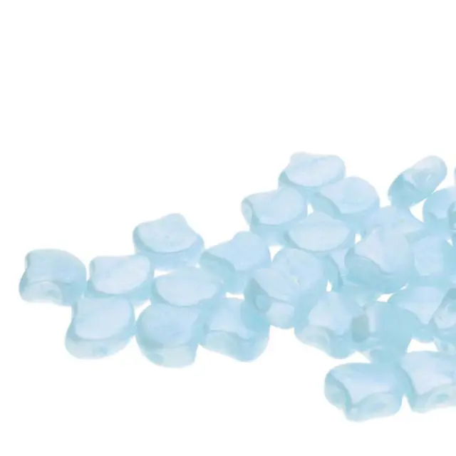 Χάντρα Matubo Ginko 7.5mm - Opal Aqua White Luster ~10gr