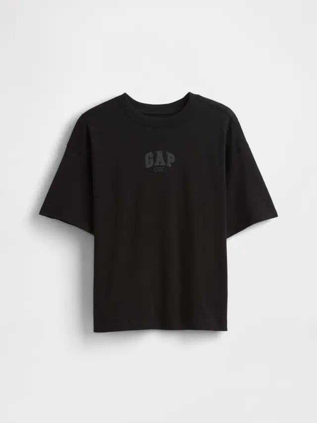 Παιδική Μπλούζα Oversized με Logo Gap 1969 BLACK 22