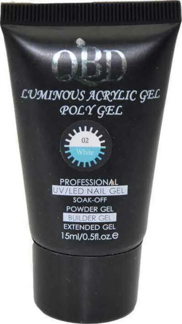 QBD Acrygel Uv/Led luminous Poly gel change color 15ml 002