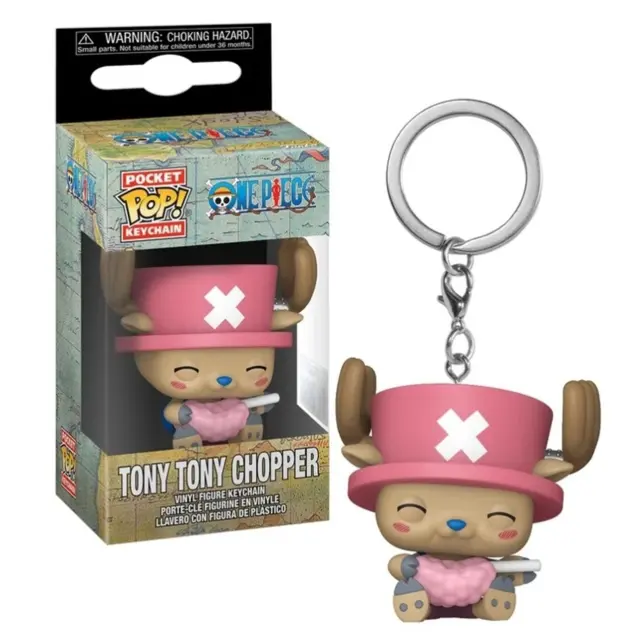 Φιγούρα μπρελόκ Funko Pocket Pop! Animation: One Piece - Tony Tony Chopper (with Cotton Candy)