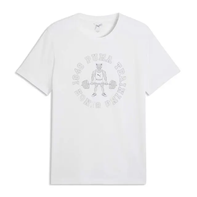 Puma Men's Graphic 2 Tee Άσπρο 528531-02 (Puma)